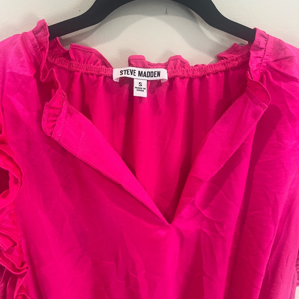 Steve Madden Vibrant Pink Dress - Picture 2 of 6